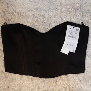 $36 NWT Zara Boned Corset Top Size S